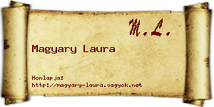 Magyary Laura névjegykártya